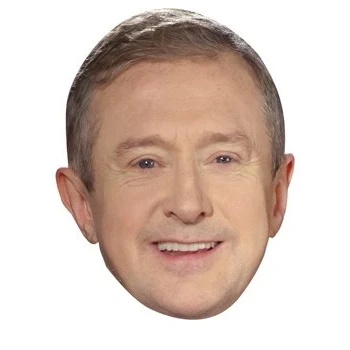 Image of FoxyPrinting Louis Walsh Mint Celebrity Cardboard Party Face Mask Fancy Dress