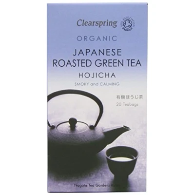 Image of (6 PACK Clearspring Organic Hojicha Green Tea 20 Bag 6 BUNDLE