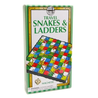 Image of House of Marbles Magnetic Travel Games (Snakes and Ladders)
