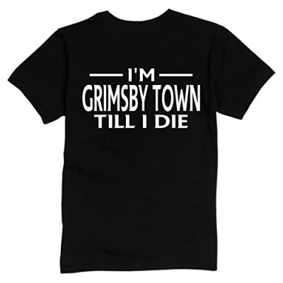 Image of Grimsby Town Till I DIE Premium Mens T Shirt Medium Black