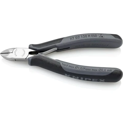 Image of Knipex Electronics Diagonal Cutter with multi component grips 115 mm 77 42