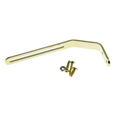 Image of KAISH Guitar Pickguard Scratchplate Bracket with Screws for Archtop Jazz Hollow Body Gold