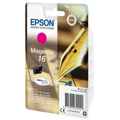 Image of Epson 16 Magenta Pen &amp; Crossword, Genuine, DURABrite Ultra Ink
