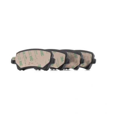 Image of 1426143, 1426144, 1439866, 1459450, 1503969 Brake pad set VALEO 598928 Rear Axle with bolts/screws, anti squeak plate VOLVO: XC60 I, V60 I