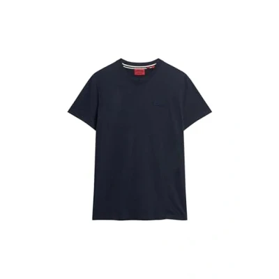 Image of Superdry Men&#039;s Vintage Logo Emb Tee T Shirt, Eclipse Navy Blue, 3XL