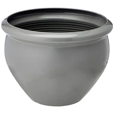 Image of Poetic Emsa 508685 Plant Pot, Dust grey, Ø 32 cm