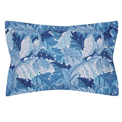 Image of Morris &amp; Co Acanthus Blue Bedding Range (Oxford Pillowcase 74cm x 48cm)