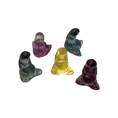 Image of VIE Rainbow Fluorite Mini Mother Earth, 1.5x1cm