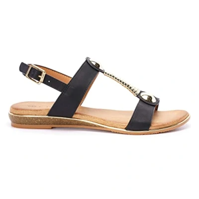 Image of Ladies Renoir Black Sandal 4 UK