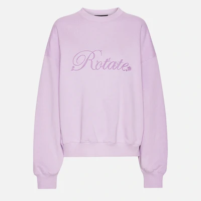 Image of Rotate Sunday Crewneck Heavy Cotton Jersey Sweatshirt L