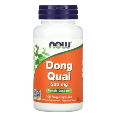 Image of Now Foods Dong Quai 520mg Traditional Women&#039;s Health Support 100 Vcaps