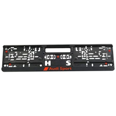 Image of Audi Sport GmbH 3291900100 Number Plate Holder Original Licence Black/Red