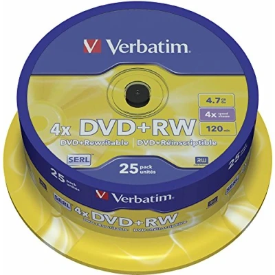 Image of DVD+RW 4X. 4.7GB Branded