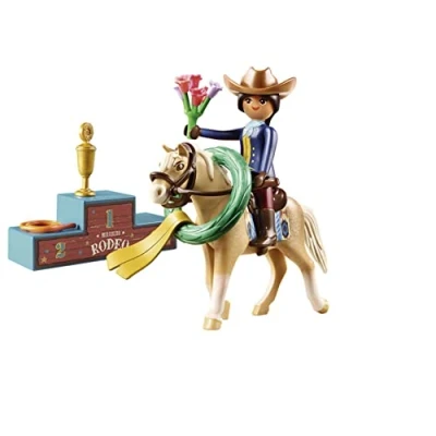Image of PLAYMOBIL DreamWorks Spirit Untamed 70697 Rodeo Pru, for Children Ages 4+