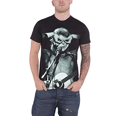 Image of David Bowie Acoustics Men&#039;s T Shirt Black X Large
