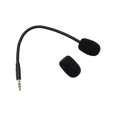 Image of VGOL 3.5mm Replacement Microphone 19cm Reduce Noise Detachable Compatible with SteelSeries Arctis 1 Wired Wireless Gaming Headset Black Foam Cover