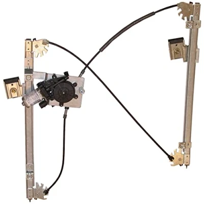 Image of 6N4837462 Window regulator VALEO 850451 Right Front electric with motor without comfort function VOLKSWAGEN: Polo III Hatchback