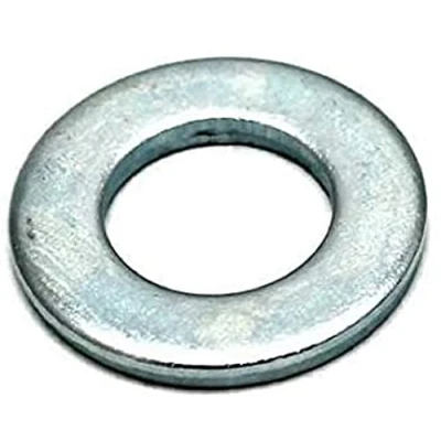 Image of Merriway BH03675 (100 Pcs) M5 (3/16 Inch) Bright Zinc Plated Steel Flat Washer Pack of 100 Pieces