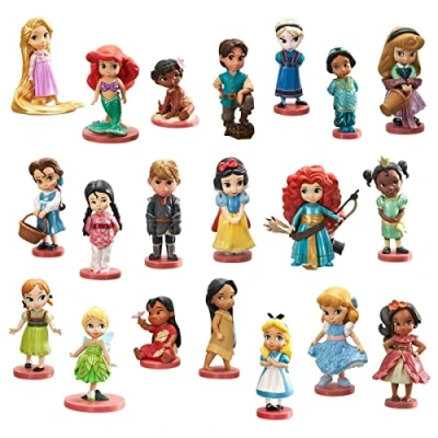 Image of Disney Animators&#039; Collection Mega Figurine Play Set 20 Pieces