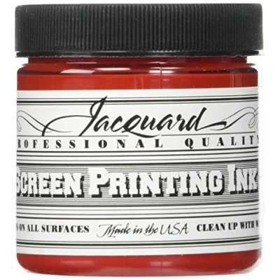 Image of Jacquard Screen Printing Inks, Red, 4 oz