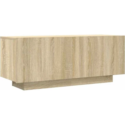 Image of vidaXL TV Cabinet Sonoma Oak 100x35x40 cm Engineered Wood