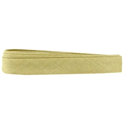 Image of Inastri Cotton Bias Binding 14/4/4mm Colour Beige 129 3m, 100%, 13 x 11 2 cm