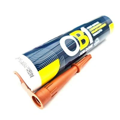 Image of OB1 Unique Sealant Construction Builders Standard Multi All Purpose Silicone Mastic Extra Strong Adhesive Glue 290ML (Terracotta)