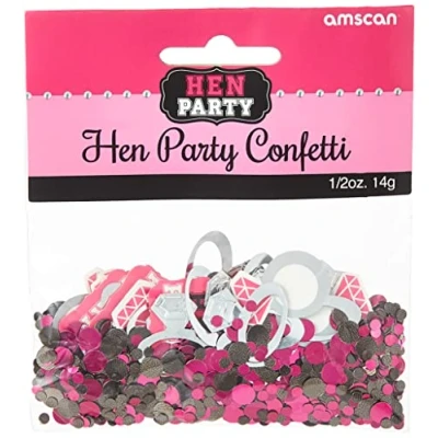 Image of (PKT) Adult Ladies 1 Pack Hen Party Confetti 14g