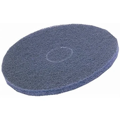 Image of &quot;5X SYR 17&quot; Floor Cleaning Pad Blue for Wet Scrubbing and Spray Cleaning&quot;