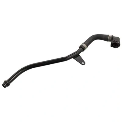 Image of 11531711384 Coolant Pipe FEBI BILSTEIN 106033 with quick coupling, gaskets retaining strap BMW: 5 Saloon, 7