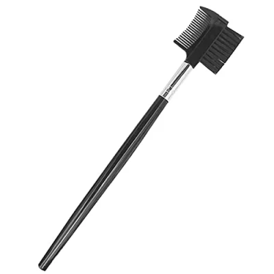 Image of 1 Piece 2 in Eyebrow Comb, Eye Lash Brush, Brow Brush with Comb Double Sides, for Eyelashes and Eyebrows Women Makeup Tool (Black)