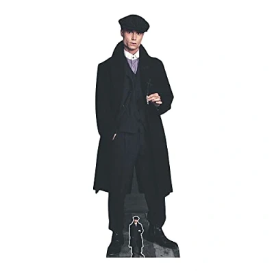 Image of SC1175 1920&#039;S Style Peaky Blinders Gangster Smoking Lifesize Cardboard Cutout Amazing for Events