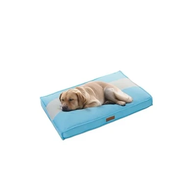 Image of Ellie Bo XXL Dog Bed for 48 inch Cage/Crate Striped Blue/Grey