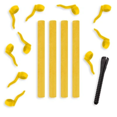 Image of Bank Tackle Zig Rig Kit Yellow Aligners and Foam Carp Fishing Zigging Set