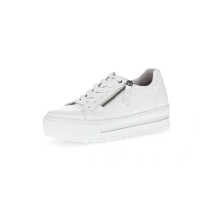Image of Gabor Heather Womens Casual Trainers 3 UK White