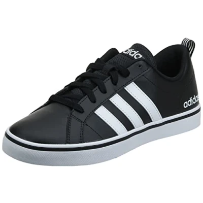 Image of adidas Men&#039;s Vs Pace Sneaker, Black Core Ftwr White Scarlet Scarlet, 7 UK