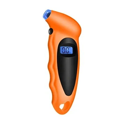 Image of Gusengo Tire Gauges for Pressure,4 Settings Pressure Checker to 100 PSI Truck Tyre Gauge with Backlit LCD Display Easy Reading