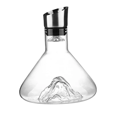Image of LOVIVER 1600ml wine carafe Decanter Aerator Glass Iceberg for Liquor