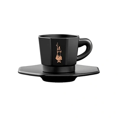 Image of Bialetti Moka Espresso Cups Set of 4 Black