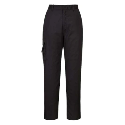 Image of Portwest Women&#039;s Combat Trouser, Size: M, Colour: Black Tall, C099BKTM
