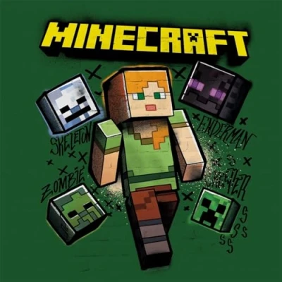 Image of Pyramid International Minecraft (Alex) 30x30 Canvas Wall Art for Gamers Unique Artwork Featuring Alex, Suitable Kids’ Rooms or Game Room Decor