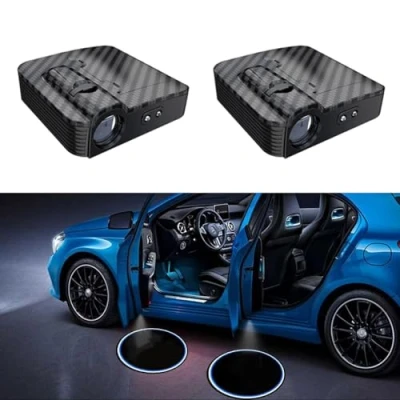 Image of 2 Pcs Custom Logo LED Car Door Light, Lights, Puddle Wireless Sill Welcome Customize Light for All Models