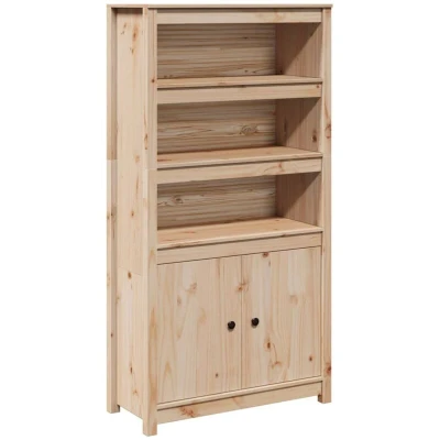 Image of vidaXL Highboard 80x35x154 cm Solid Wood Pine