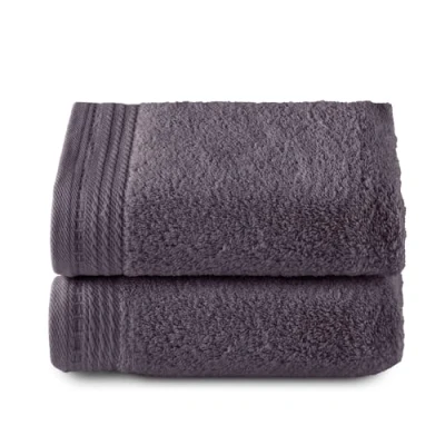 Image of Top Towel Pack of 2 Hand Towels Bath 100% Combed Cotton 600 g/m2 Measures 100 x 50 cm
