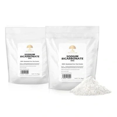 Image of Baking Soda, Sodium Bicarbonate 10kg Pure Soda for Cleaning, Baking, Bath Bombs, Odours and Teeth