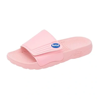 Image of Scholl Men&#039;s Nautilus Slide Sandals, Pink, 7 UK