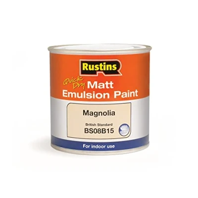 Image of RUSTINS Matt Emulsion Paint Magnolia 250ml