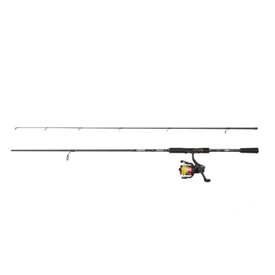 Image of Abu Garcia Black Max Spinning Combo, Freshwater Angler Fishing Rod &amp; Reel Pike Perch Zander, Strong Leightweight Versatile, Black, 1.83m Moderate Fast Rod, 2000 Size