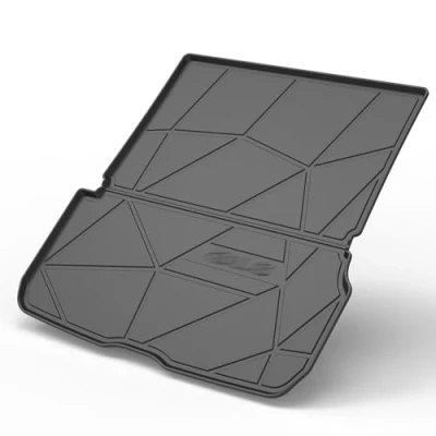 Image of Car Rubber Non Slip Boot Liner Trunk Mats for Mercedes Benz GLS (5 Seats, 6 7 Seats) 2020 2022, Waterproof Anti Scratch Back Protector Tray Rear Mat Auto Cargo Storage Pad Interior Accessories