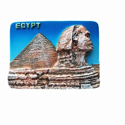 Image of 3D Egypt souvenir fridge magnet,Home &amp; kitchen decoration polyresin craft, refrigerator magnet sticker